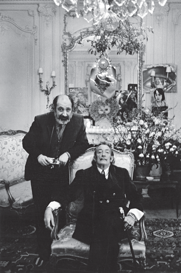 with Salvador Dali, Paris
