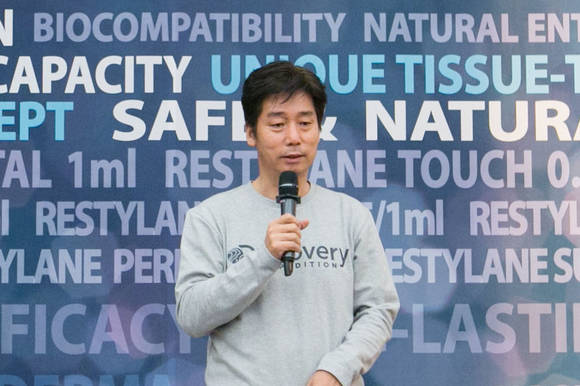 레스틸렌20주년 기념 비전 선포식에 참석한 갈더마코리아㈜ 박흥범 대표이사