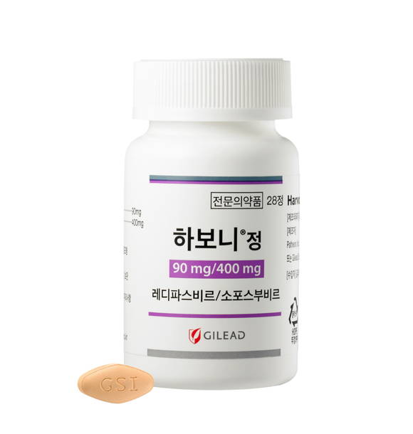 길리어드 하보니(레디파스비르+소포스부비르) 국문라벨