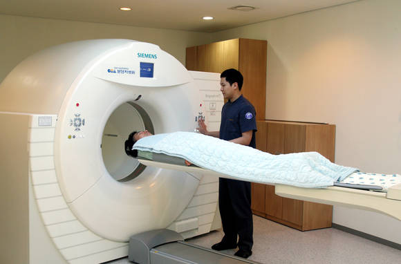 플루트메타몰 PET-CT 검사 장면