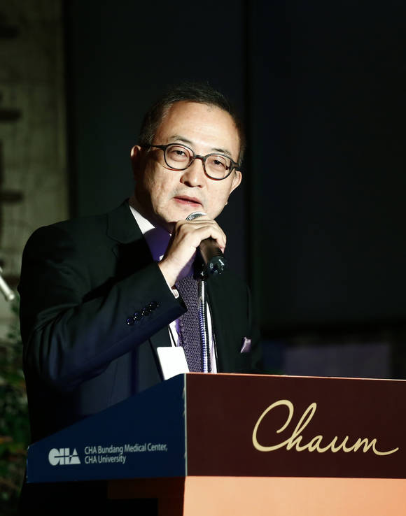 차광렬 총괄회장 인사말 모습
