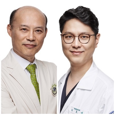 박조현 교수, 서호석 임상강사(좌측부터)