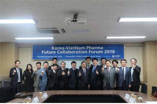 베트남 보건부 의약품국장 대표단과 한국제약바이오협회 대표단