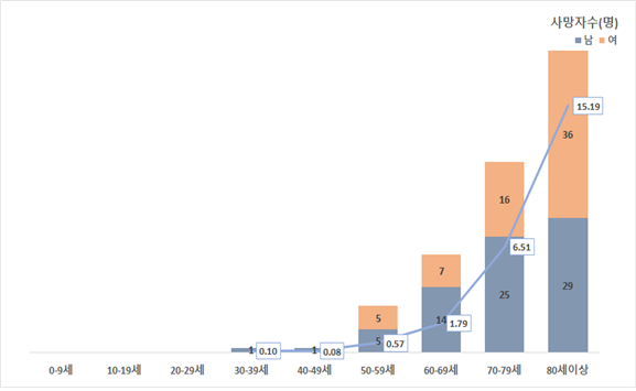 연령별 사망자 현황
