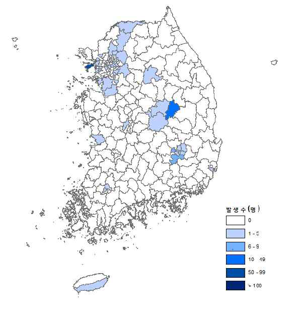 최근 1주 확진자 현황 (2020.4.10..~4.16.)