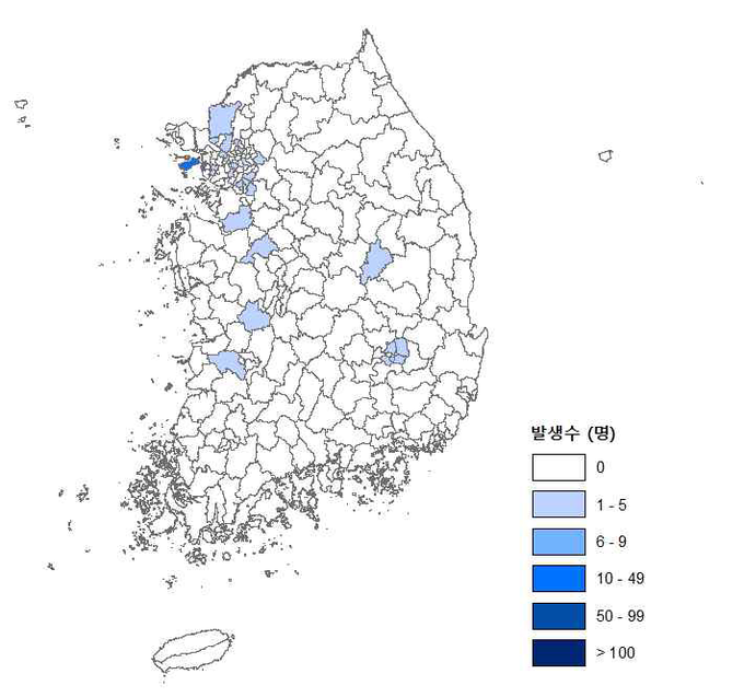 최근 1주 확진자 현황 (2020.4.23.~4.29.)