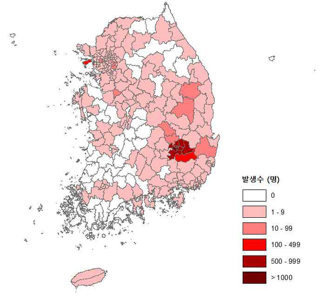 누적 확진자 현황 (2020.1.1.~4.29.)