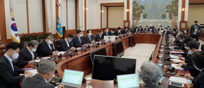 Cheongwadae (presidential office), April 28, 2020