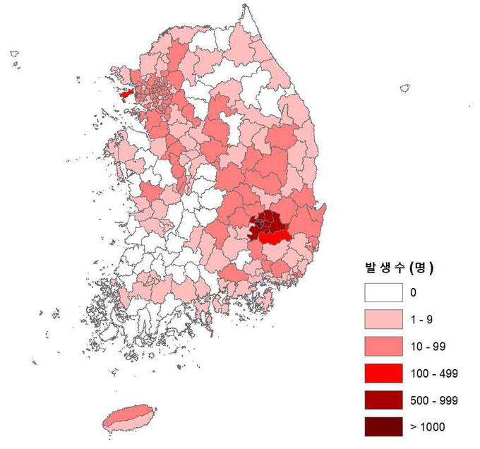 누적 확진자 현황 (2020.1.1.~5.2.)
