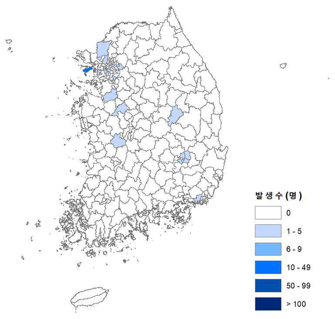 최근 1주 확진자 현황 (2020.4.26.~5.2.)