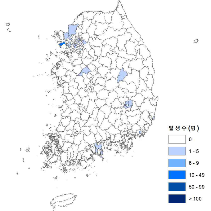 최근 1주 확진자 현황 (2020.4.28.~5.4.)