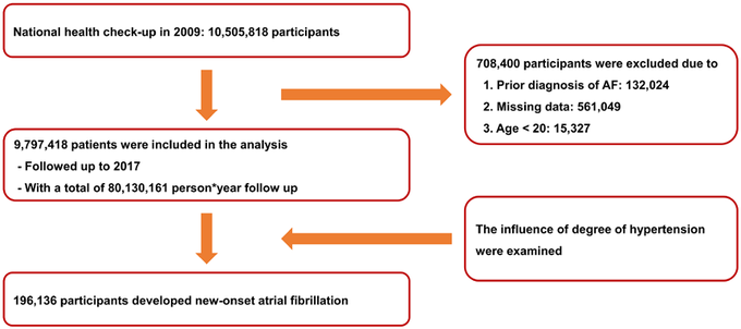 Figure 1. Flowchart of the study. AF indicates atrial fibrillation.