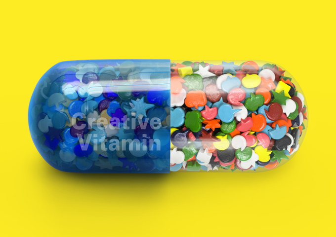 Creative Vitamin Blue, C-print, 100×70cm, 2015